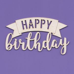 Tekturka Crafty Moly Napis G5 - Happy Birthday
